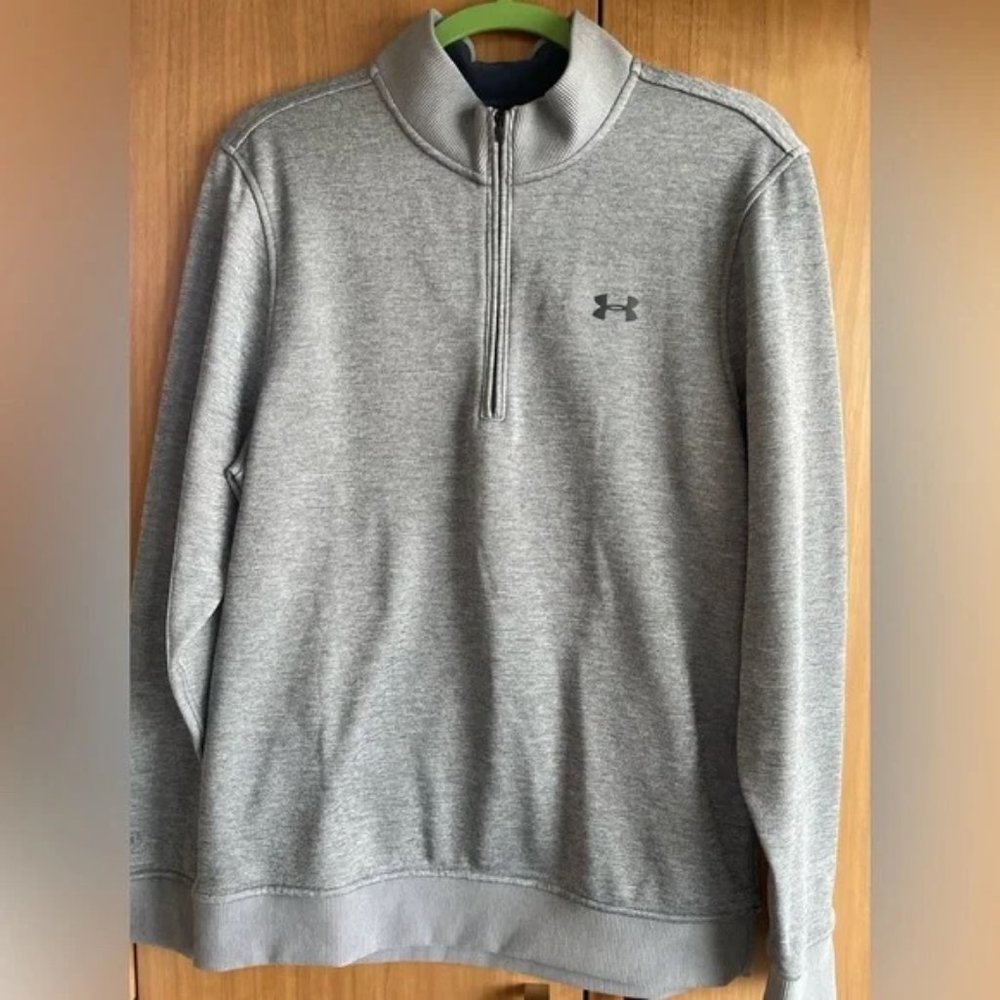 Under Armour 1/4 Zip - Gray - Size: M